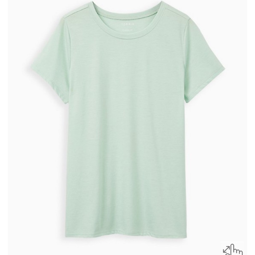 NWT Torrid Heather Jade Signature Jersey Crew Neck Tee Size 2X